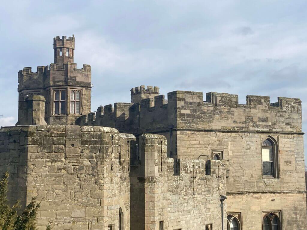 Impression du château de Warwick : affiche de voyage