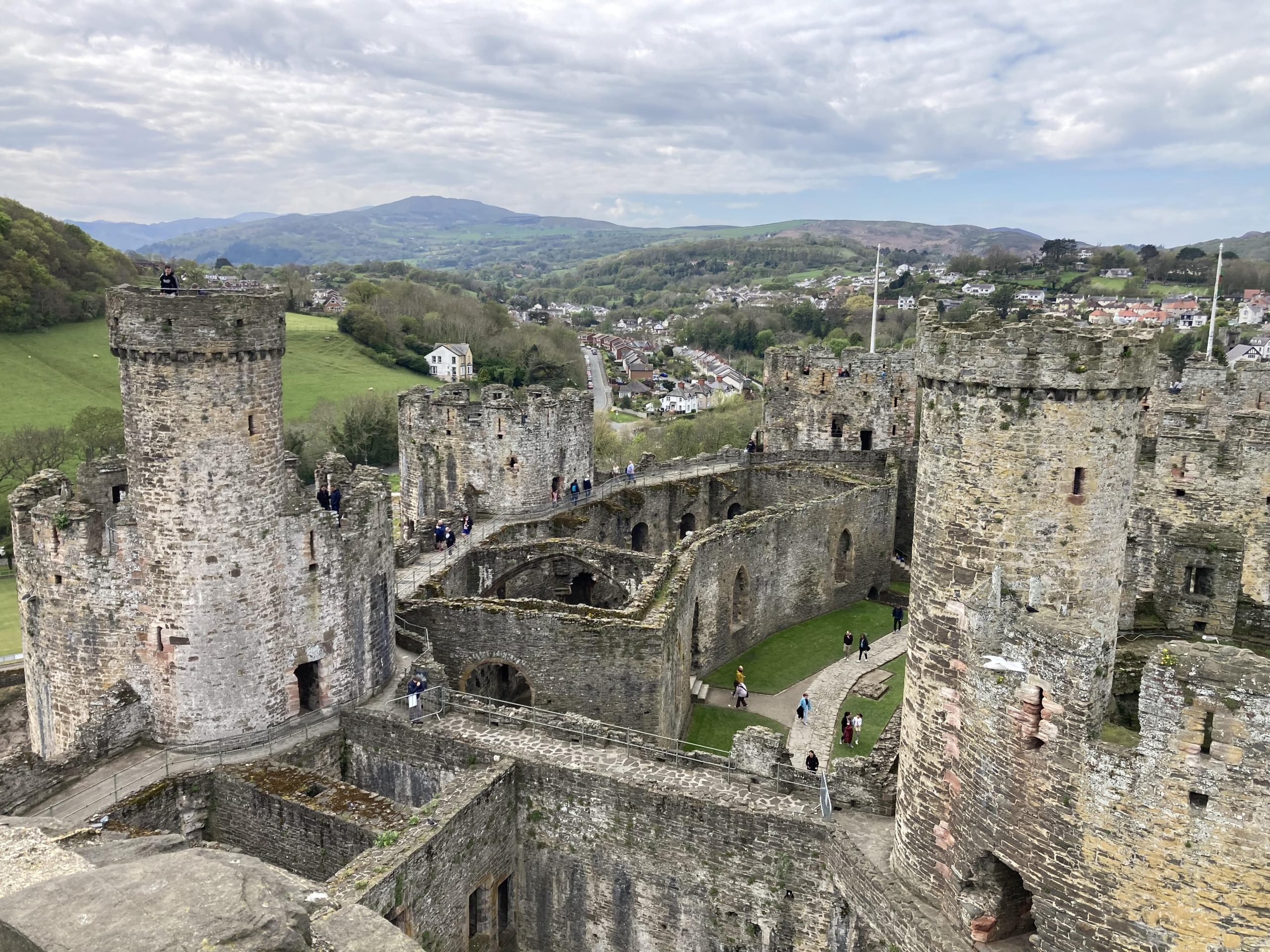 Château de Conwy Pays de Galles Snowdonia